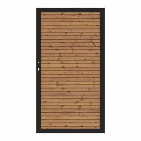 System Neo Thermo - Holz Zauntor 3803 Universalanschlag 98x180 cm