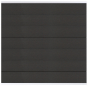 Osmo Multi Fence Elegance B Grundelement 180x180 cm Anthrazit Leiste Silber