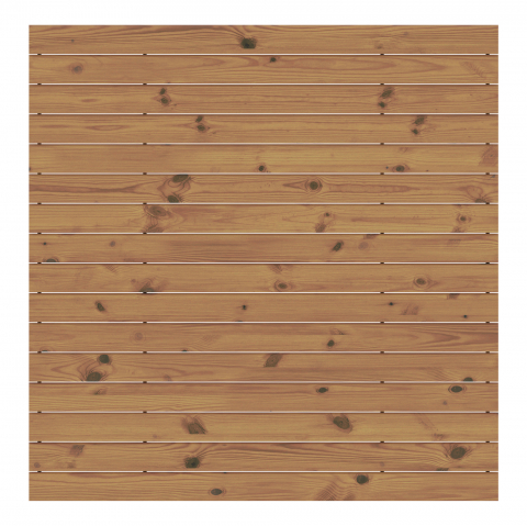 System Rhombus Thermo Holz Zaunfeld-Set 3805 - 178x184cm