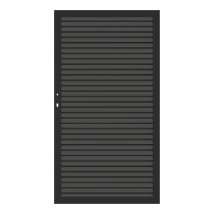 System NEO Platinum Zauntor anthrazit 3717 Universalanschlag 98x180 cm