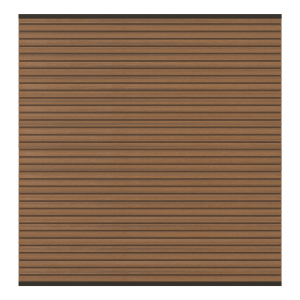 System NEO Platinum Zaunfeld-Set teak-braun 3720<br>178x184cm