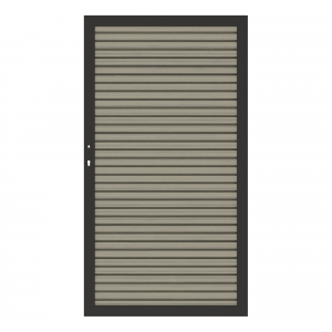 System NEO Platinum Zauntor taupe-grau 3727 Universalanschlag 98x180 cm