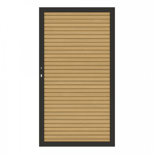 System NEO Platinum Zauntor lärche 3732 Universalanschlag 98x180 cm