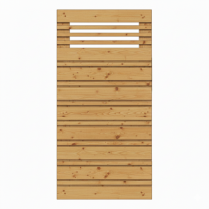 Sichtschutzzaun Calabria mit Ziergitter L&auml;rche-Douglasie 90x180cm