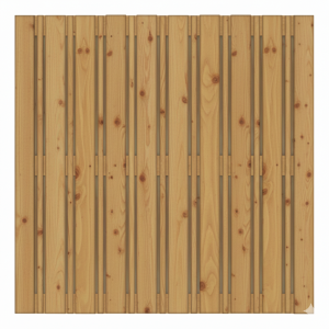 Sichtschutzzaun Catania Lärche-Douglasie 180x180cm Sichtschutzzaun Catania Lärche-Douglasie 180x180cm