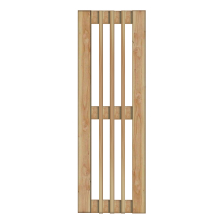 Sichtschutzzaun Catania Lrche-Douglasie mit Ziergitter 60x180cm