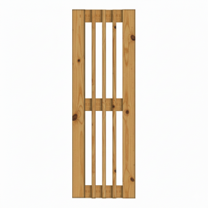 Sichtschutzzaun Catania L&auml;rche-Douglasie mit Ziergitter 60x180cm