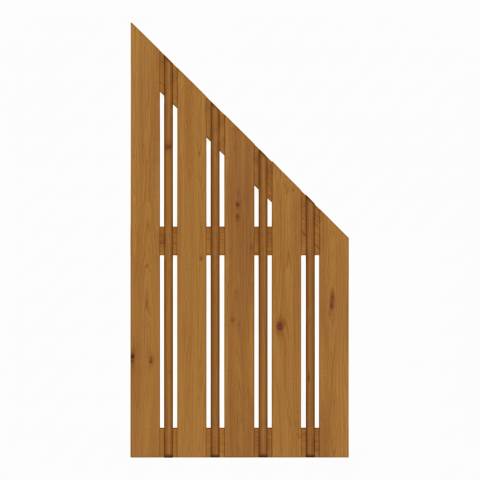 Sichtschutzzaun Catania L&auml;rche-Douglasie 90x180-90cm rechts