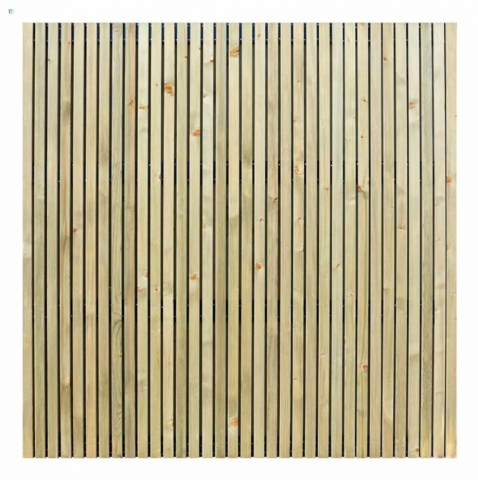 Elephant Zaun Fichte Stripes Black 179x179cm