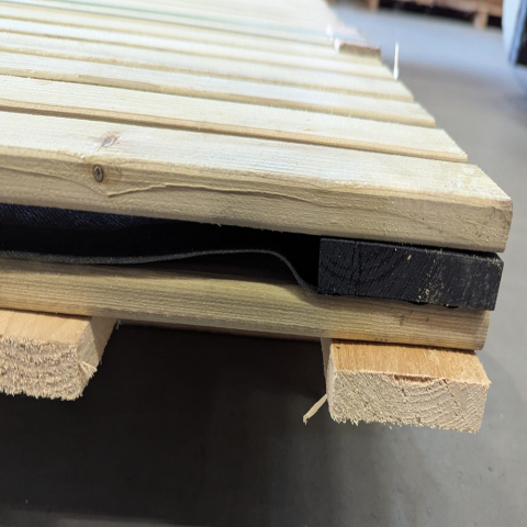 Elephant Zaun Fichte braun Stripes Black 179x179cm