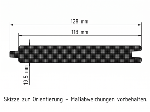 Elephant Steckzaun Mix and Match, Thermokiefer 2x12,8x180cm 7er-Set