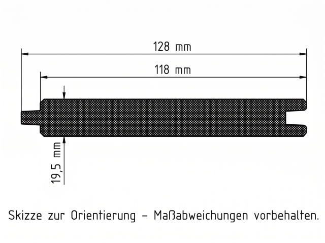 Elephant Steckzaun Mix and Match, Thermokiefer 2x12,8x180cm 7er-Set
