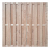 Bohlenzaun Lrche natur Baltrum 180x180cm