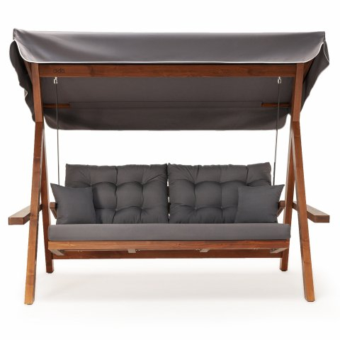 Pemode Hollywoodschaukel Lyon 2400 Anthrazit - Kiefernholz