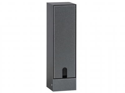 LCD Steckdosensäule 2-fach mit Klappe 022