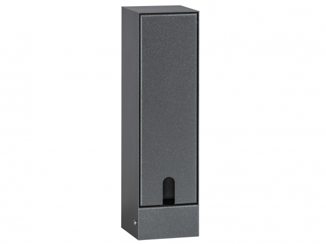 LCD Steckdosensäule 2-fach mit Klappe 022