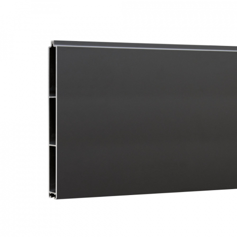 Elephant Steckzaun Fusion MAX Aluminium anthrazit, Leiste anthrazit 180x174cm
