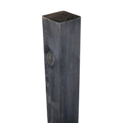 Kreuzholzpfosten Fichte basaltgrau 9x9x100cm