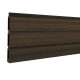 Elephant Steckzaun Triple Rhombus WPC Natural Dark Brown, 6er Set