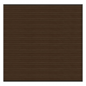 Elephant Steckzaun Set Triple Rhombus WPC Natural Dark Brown Leisten Schwarz