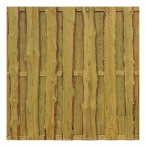 DIY Bohlenzaun Rustic Selbstbauzaun 180x180 cm Kiefer druckimprägniert aus unbesäumten sägerauhen Bohlen