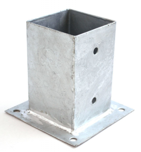 Aufschraubhülse verzinkt 91x91x150mm