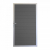 GrojaLumino Alu Steckzaun Tor Sonderbreite H:180cm Anthrazit, Alu-blank EV1