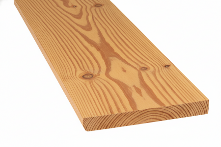 Terrassendiele europ. Lärche 27x145mm beids. glatt gehobelt