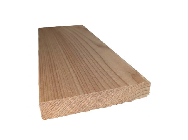 Terrassendiele europ. L&auml;rche 26x142mm beids. glatt gehobelt