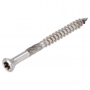 Terrassen- Zaunbauschraube TG A2 TX25 5,0x60 mm, 100er-Set Terrassen- Zaunbauschraube TG A2 TX25 5,0x60 mm, 100er-Set