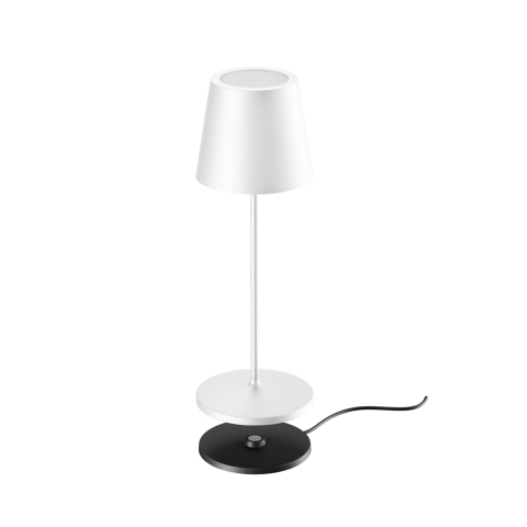 CMD Akku-Tischleuchte 9079 LED Wei&szlig;