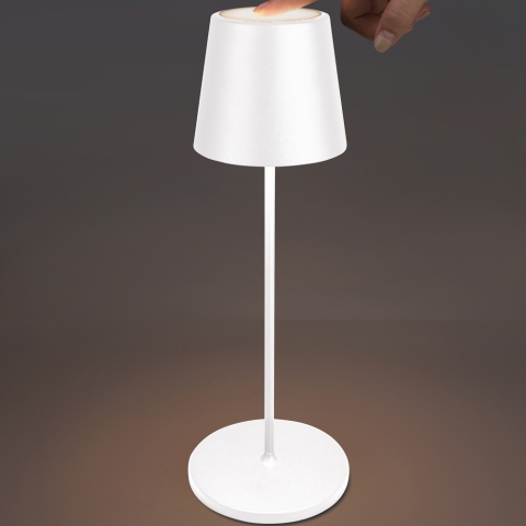 CMD Akku-Tischleuchte 9079 LED Wei&szlig;