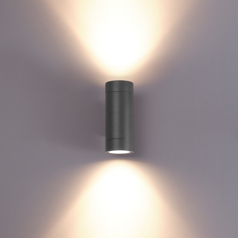 CMD Wandleuchte Up u. Down 9086 Aluminium anthrazit