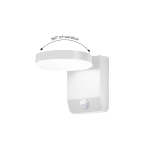 CMD Wandleuchte LED BM 9113 schwenkbar, wei&szlig;