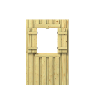 Winnetoo 4258 Fensterwand 90x138cm Nadelholz kdi Bausatz