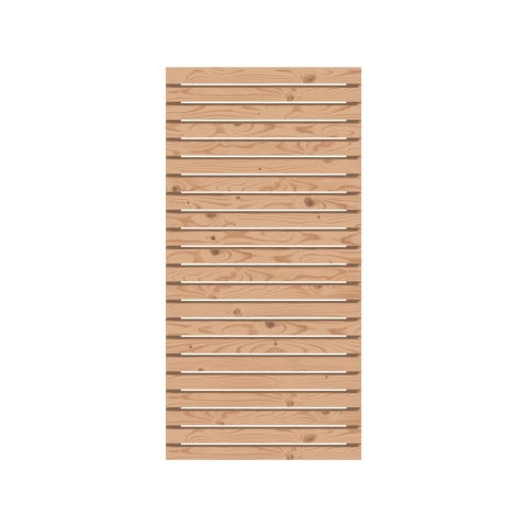 Osmo Rhombus Typ B Grundelement Kanadische Douglasie Naturbelassen 89x179cm (22 Profile)