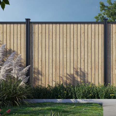 Osmo Verto Bausatz Sichtblende 180x180cm Kanadische Douglasie (20 Profile)