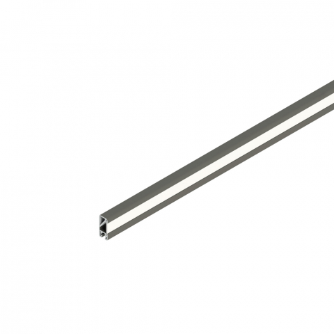 Osmo Lichtprofil oben Grau (ohne LED) 1,9x4,1x184cm