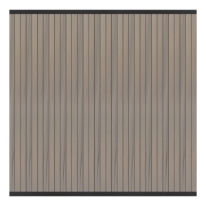 Flex Fence Cube Grundelement Ligthbrown 180x188 cm