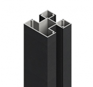 Aluminiumpfosten Typ D 7x7x250 cm Anthrazit