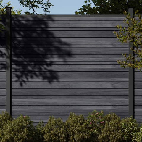 Osmo Multi Fence Cube Co-Extrusion Grundelement 180x179cm Greystone Leisten Anthrazit