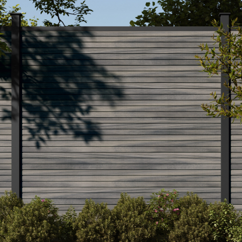 Osmo Multi Fence Cube Co-Extrusion Einzelprofil Silvergrey 1,9x16,3x184cm