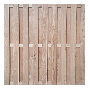 Bohlenzaun Lärche natur Baltrum gerade 180x180cm Bohlenzaun Lärche natur Baltrum gerade 180x180cm