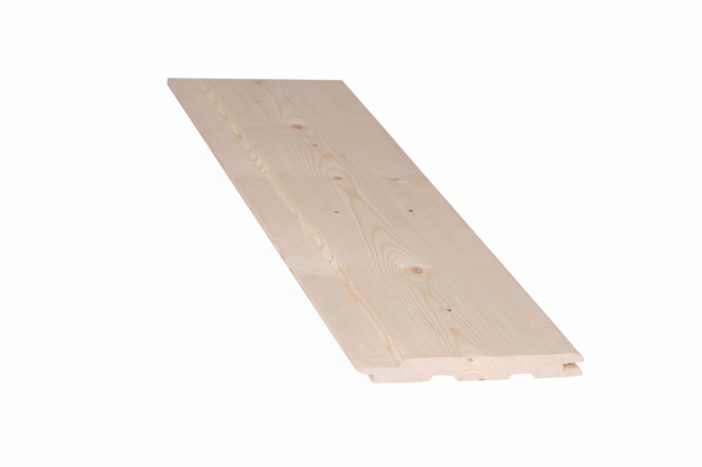 Profilbretter Rundprofil 14x121mm aus nordischer Fichte unbehandelt