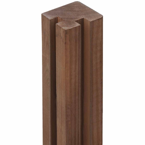 Eckpfosten Kiefer Kdi braun 200cm - 9,0x9,0cm