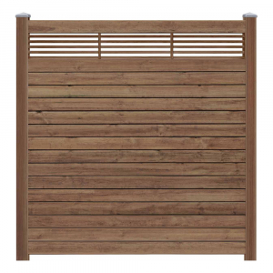 Selbstbauzaun Gardo XL DIY Kiefer KDI Braun mit Rankelement 180x194 cm Selbstbauzaun Gardo XL DIY Kiefer KDI Braun mit Rankelement 180x194 cm