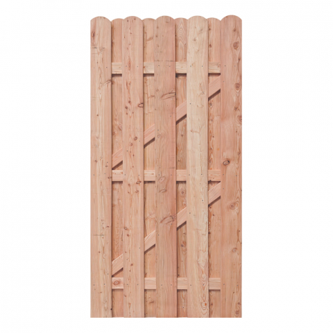 Bohlentor Lärche HOCH unbehandelt gerade 100x200cm ohne Beschlag