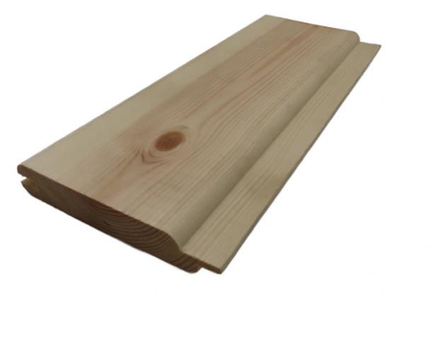 Profilbrett Duo Soft-Fasebrett 21x121 mm europ. L&auml;rche unbehandelt