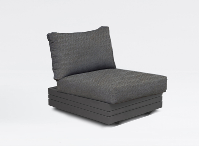 Zebra Cubo Neo Lounge 1-Sitzer graphite 74 x 81 x 76 cm inkl. Polster