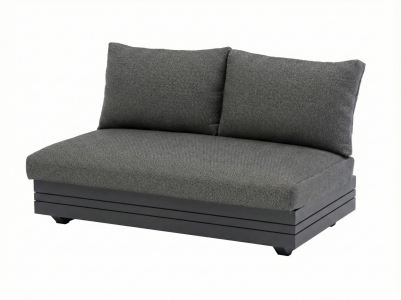 Zebra Cubo Neo Lounge 2-Sitzer graphite 132 x 81 x 76 cm inkl. Polster